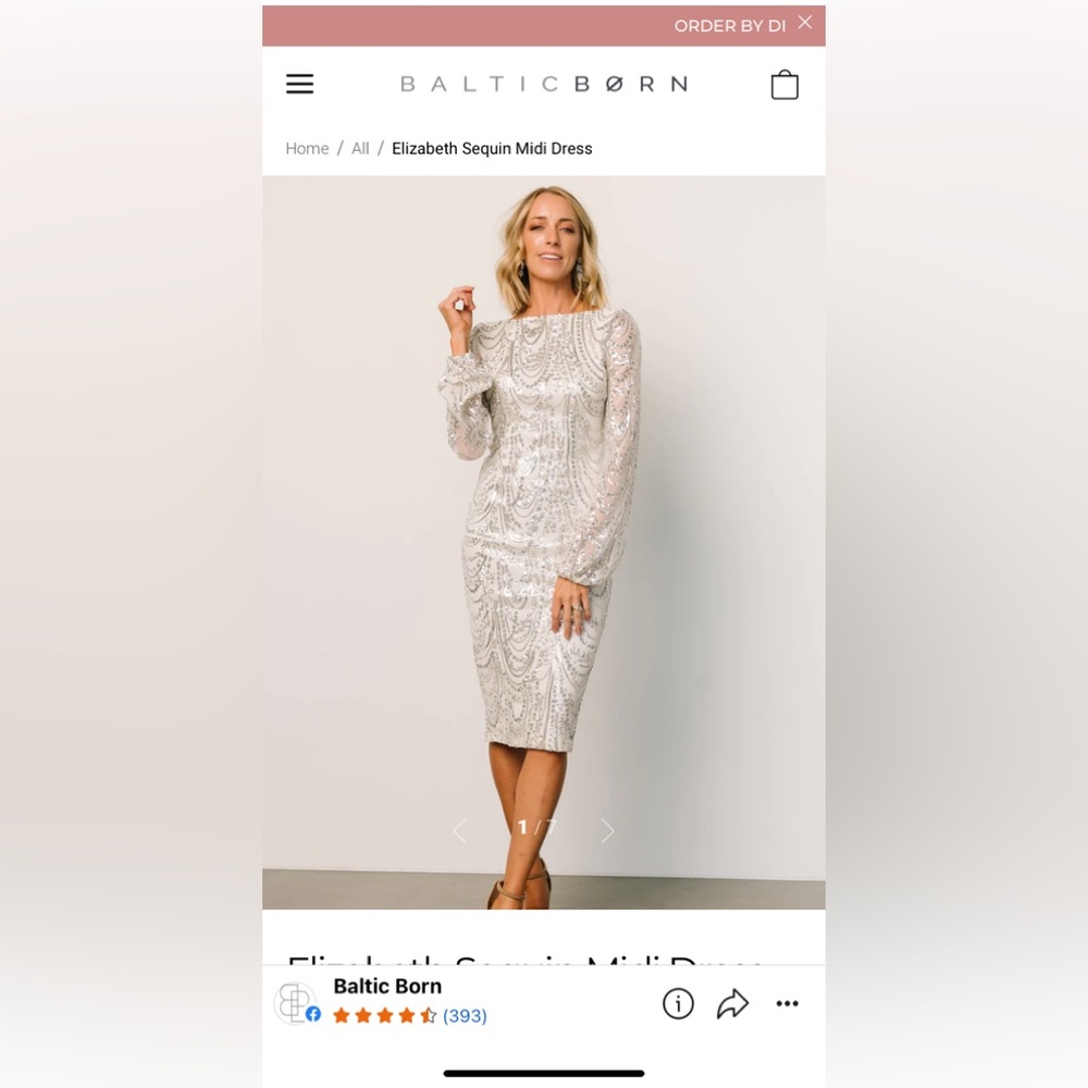 Beautiful sequence dress